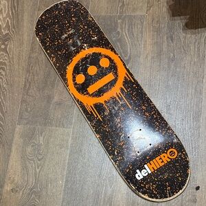 Orange and Black delHIERO Skateboard Deck
